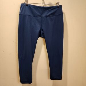 Yogalicious Women'd  Cropped Athletic  Leggings Size L